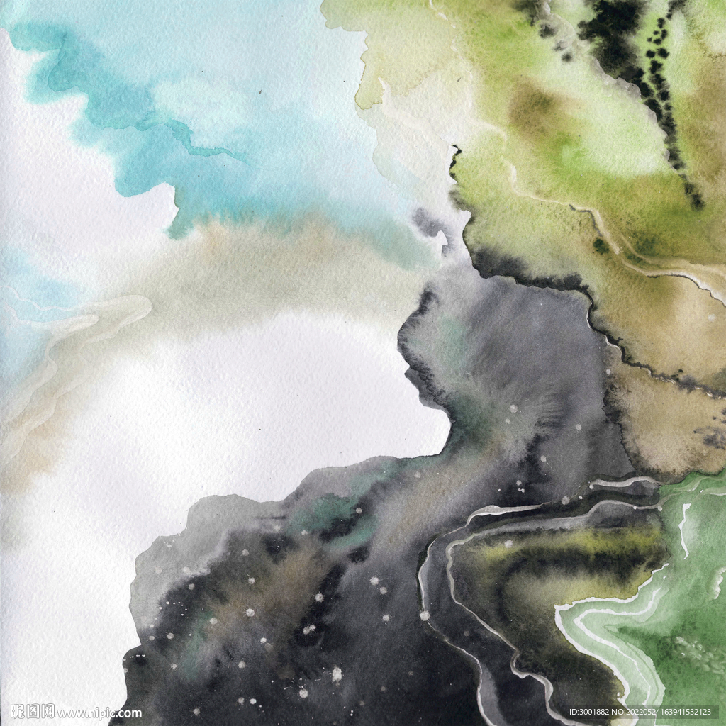 装饰画 水墨抽象画 油画