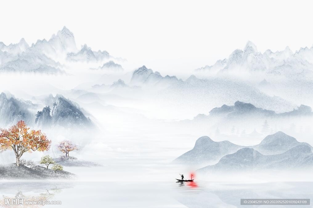 新中式背景墙