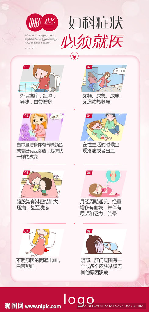 哪些妇科症状必须就医