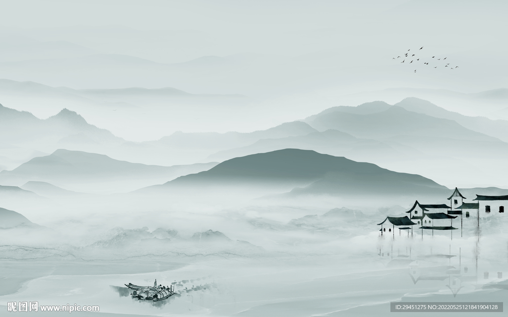 新上架高清现代山水 TIF分层