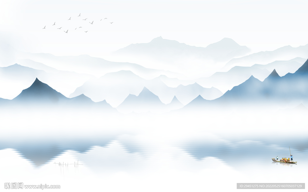 高大上新款客厅山水 Tif分层