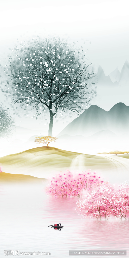 意境中式新款玄关 Tif分层