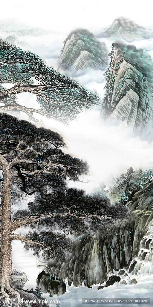 别墅中式新款玄关 Tif分层