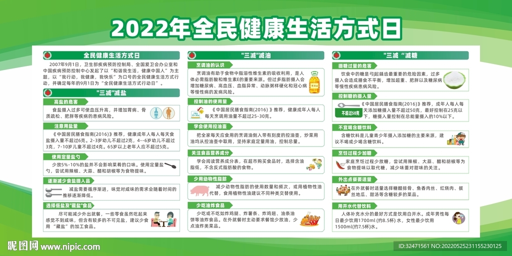2022年全民健康生活方式日