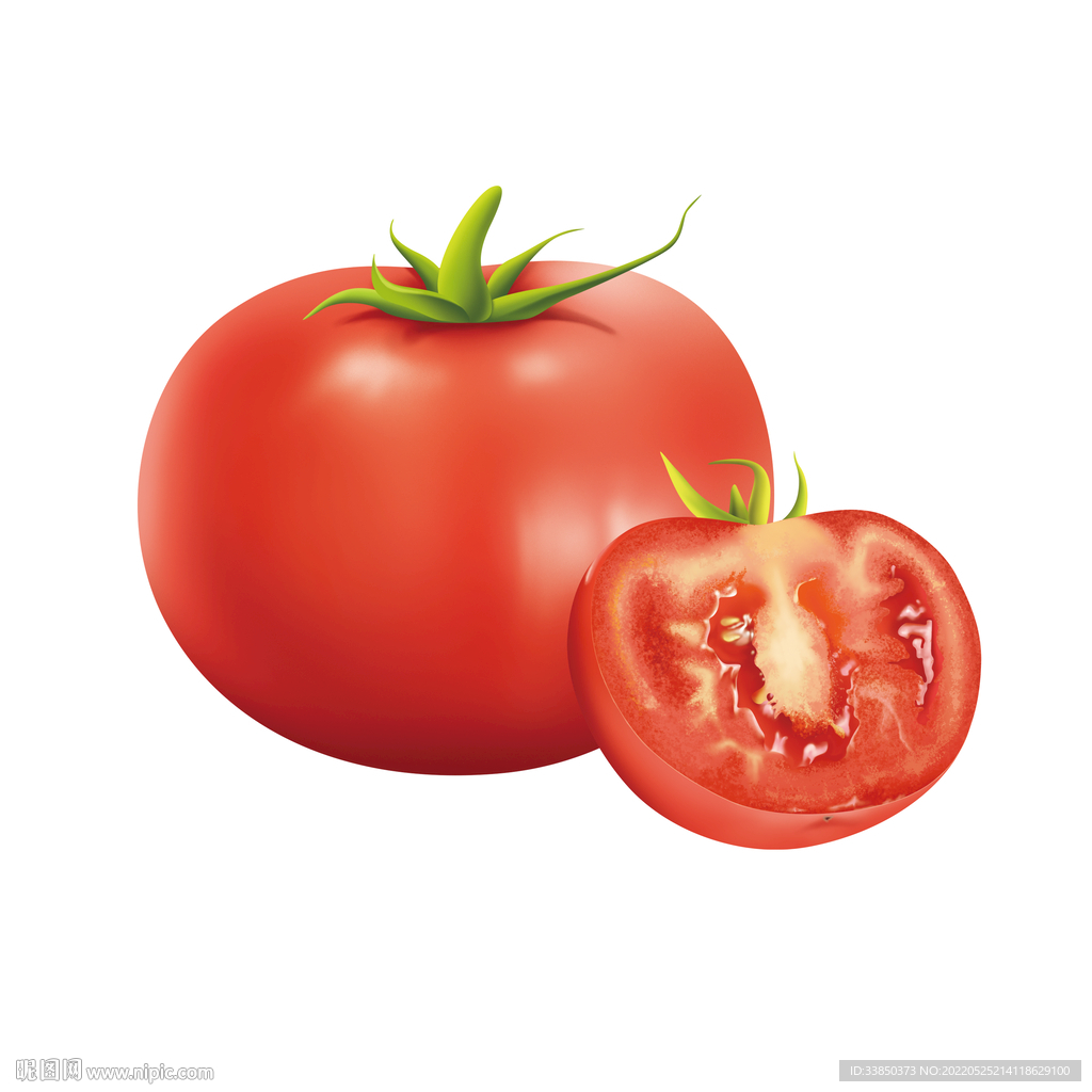 手绘蔬菜西红柿插画图片_装饰图案_设计元素-图行天下素材网