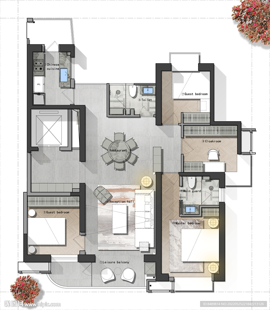 户型图 家配图 洋房图图片