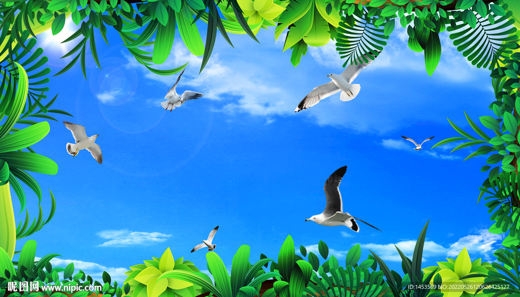 蓝天白云软膜天花