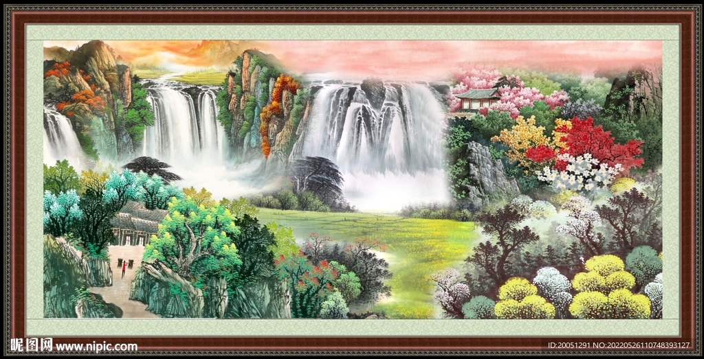 办公室山水画 