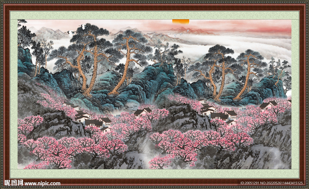 办公室山水画