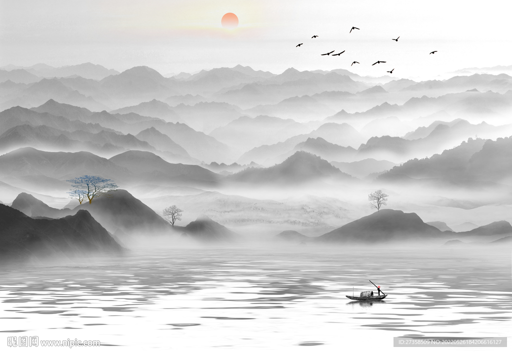 中式山水 