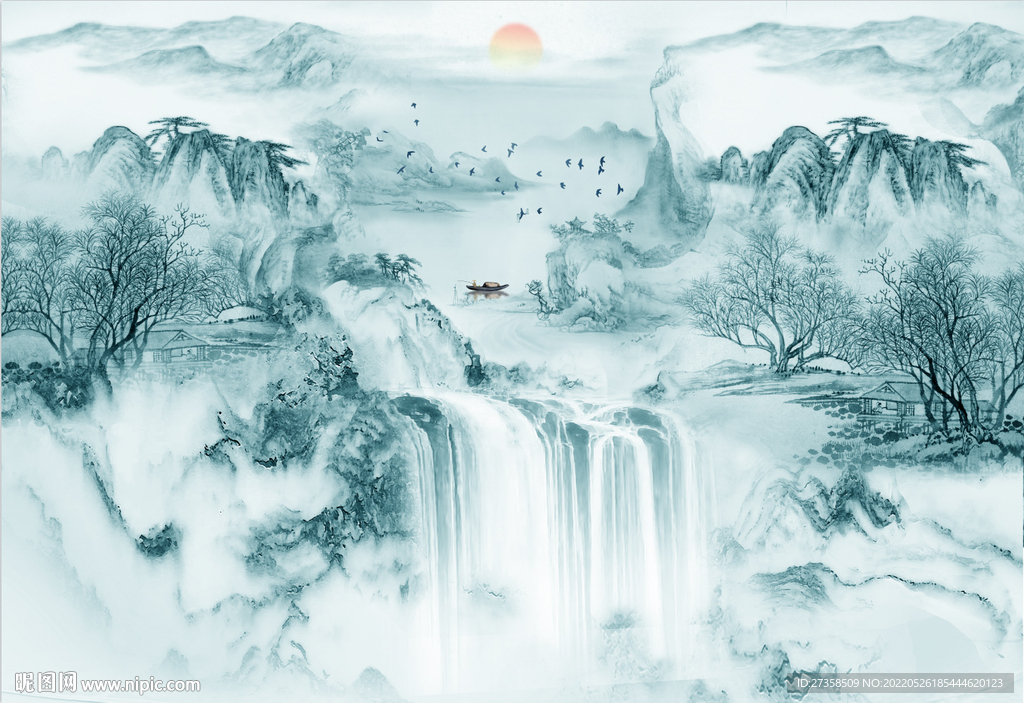 山水 