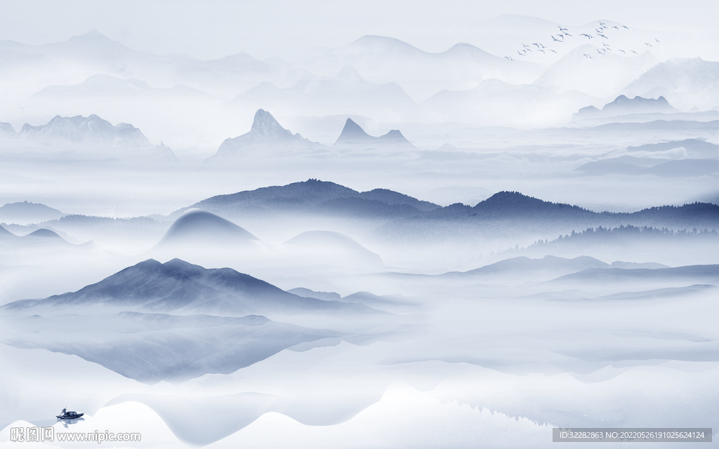 人气 新意境山水画 TIf分层