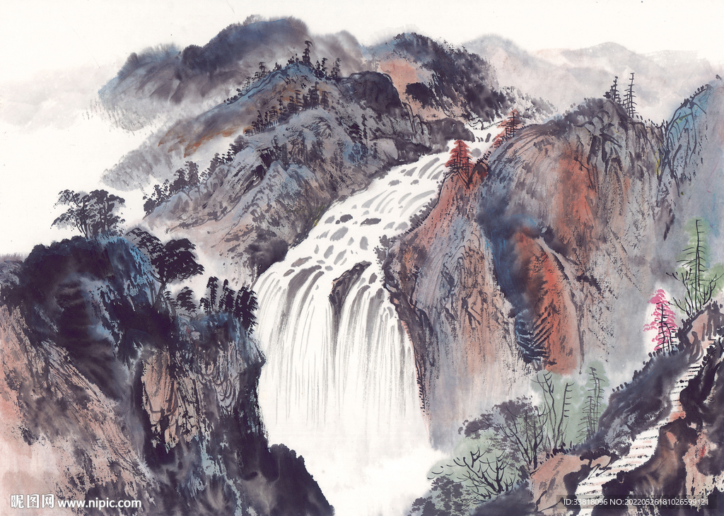 山水 千里江山画