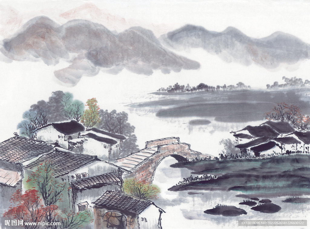 现代水墨画