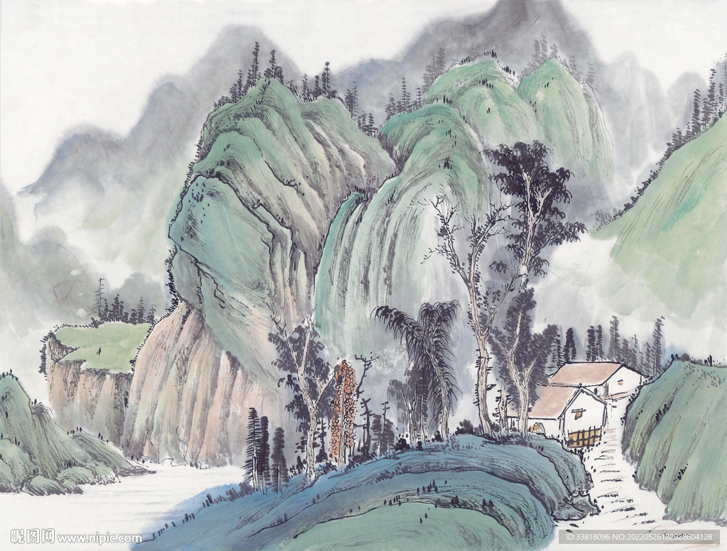 水墨画 山水画