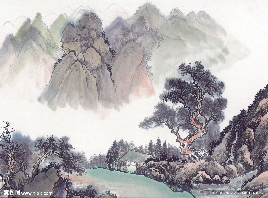 现代山水画