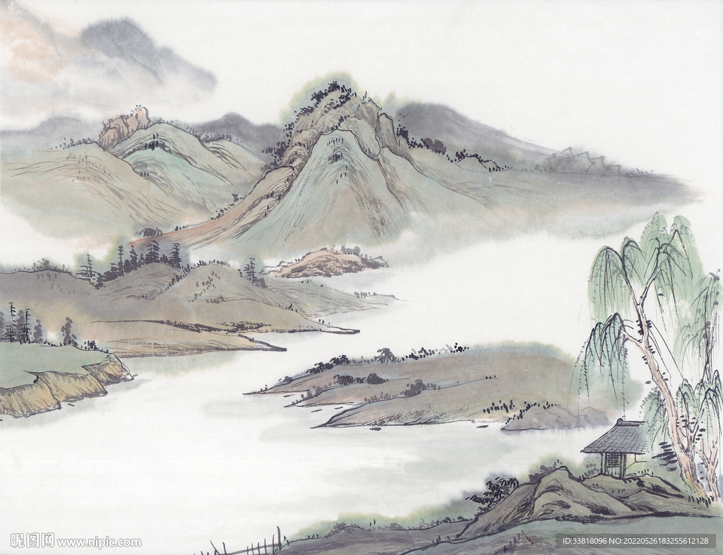 山水画 水墨画