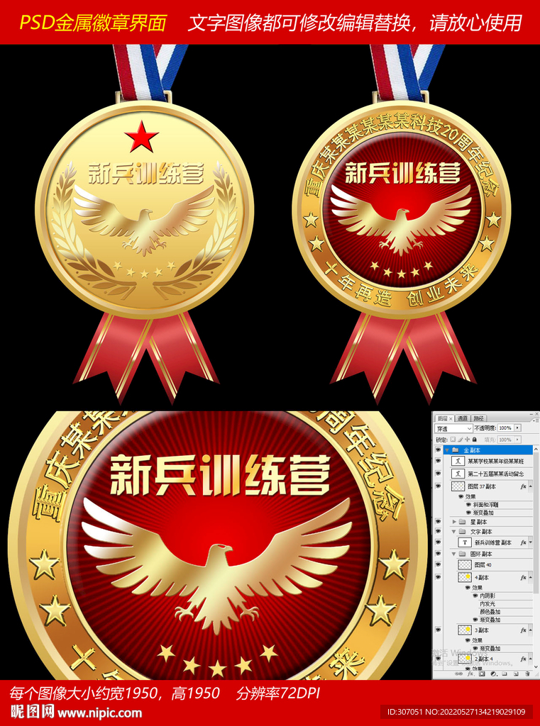 金属鹰荣誉奖章
