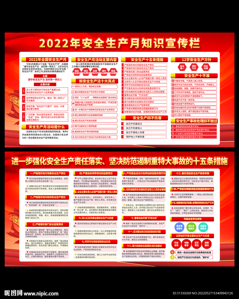 安全生产月宣传栏