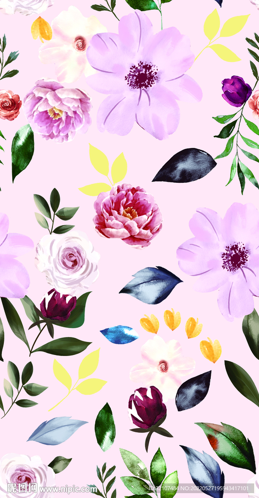 手绘花