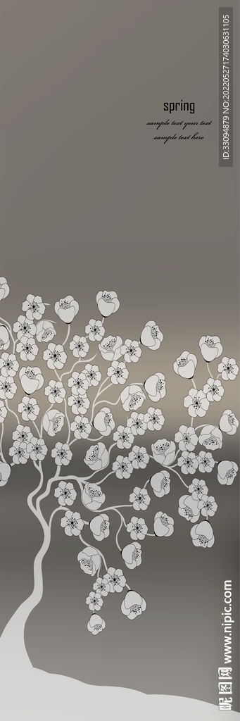 高清分层透明底平开门打印图