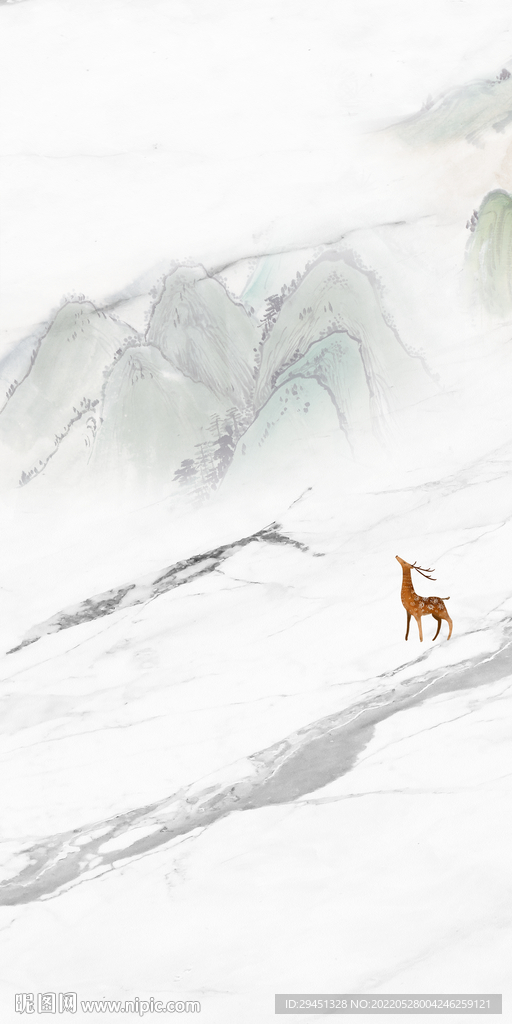 白色新玄关画背景 TIf分层