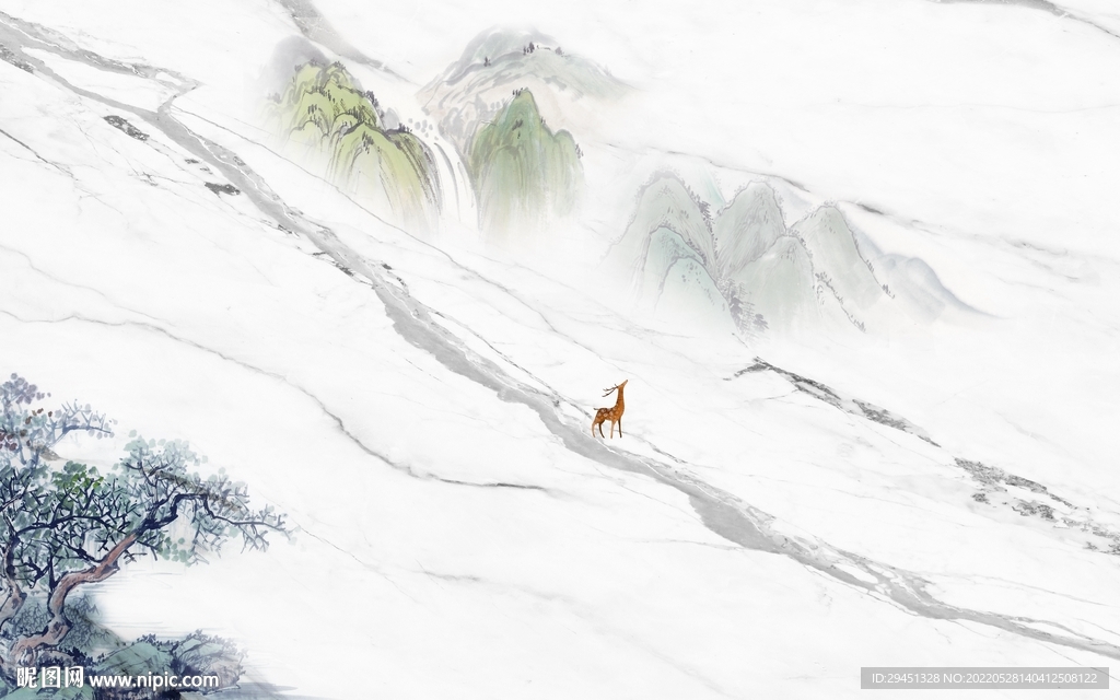 高大上最新款山水画 Tif分层