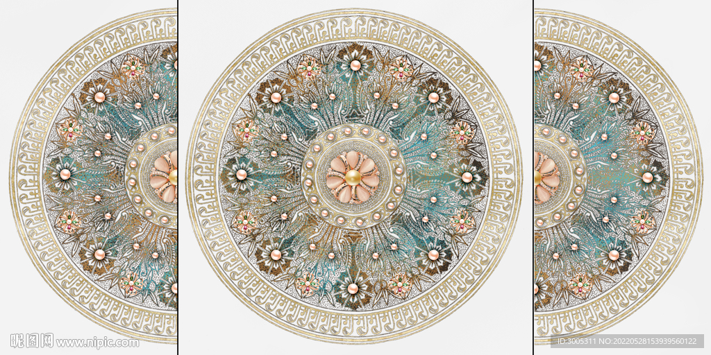 装饰画 花边花纹