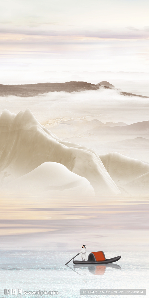 人气新玄关山水画 TiF分层