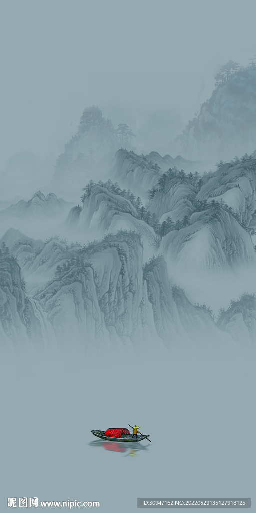 意境 新装饰玄关画 TiF分层