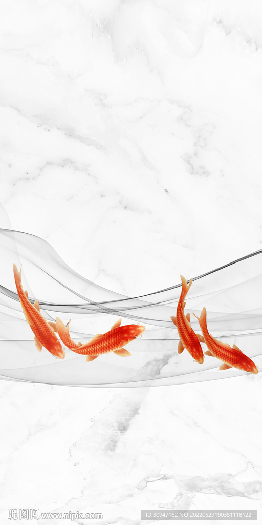 爵士白新玄关背景画 TiF分层