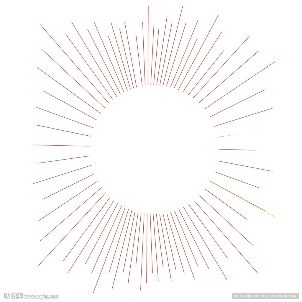 矢量太阳光线爆炸线条