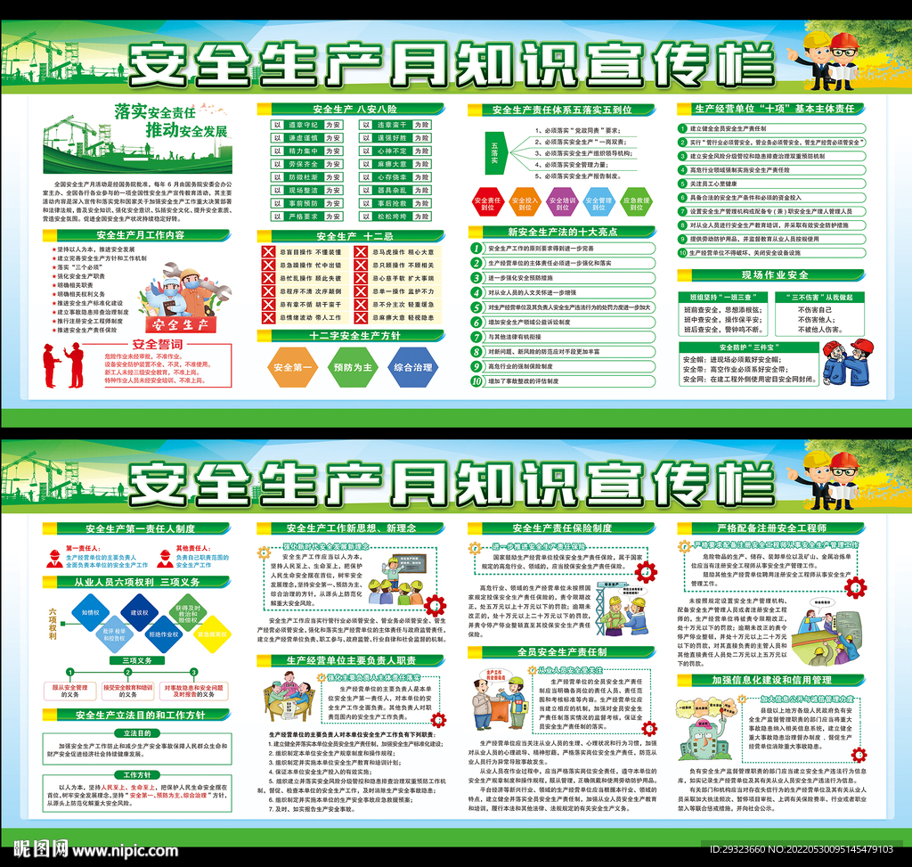 2022年安全生产月展板