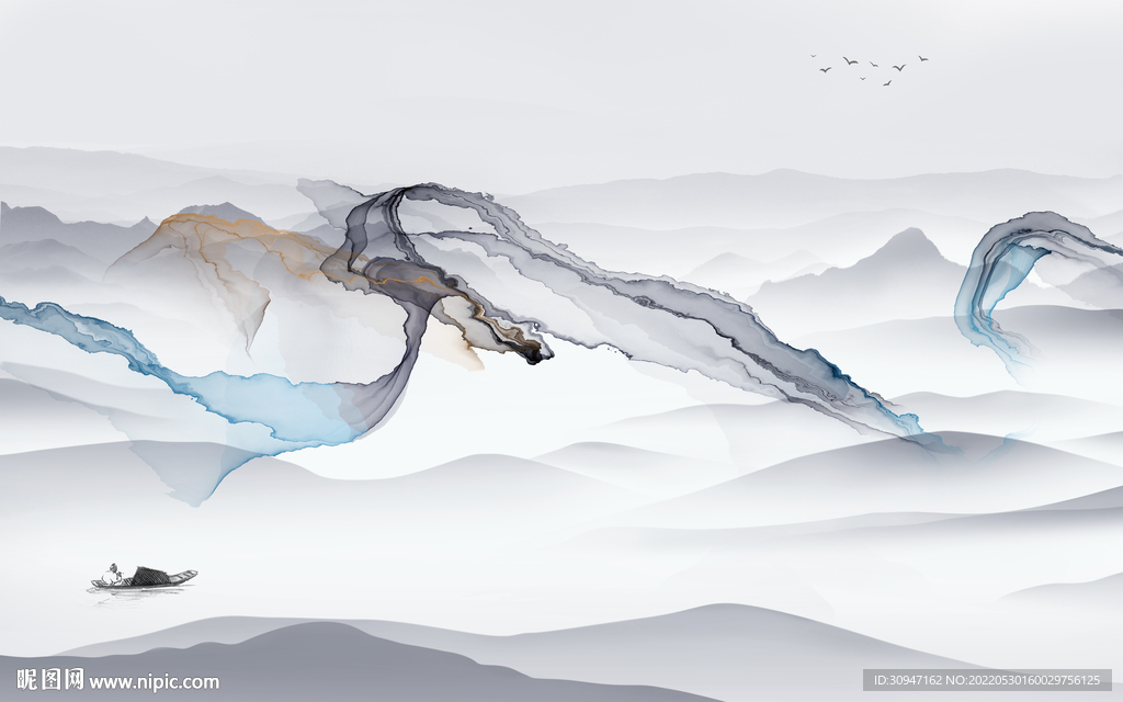 高端新款高雅山水 TIf分层