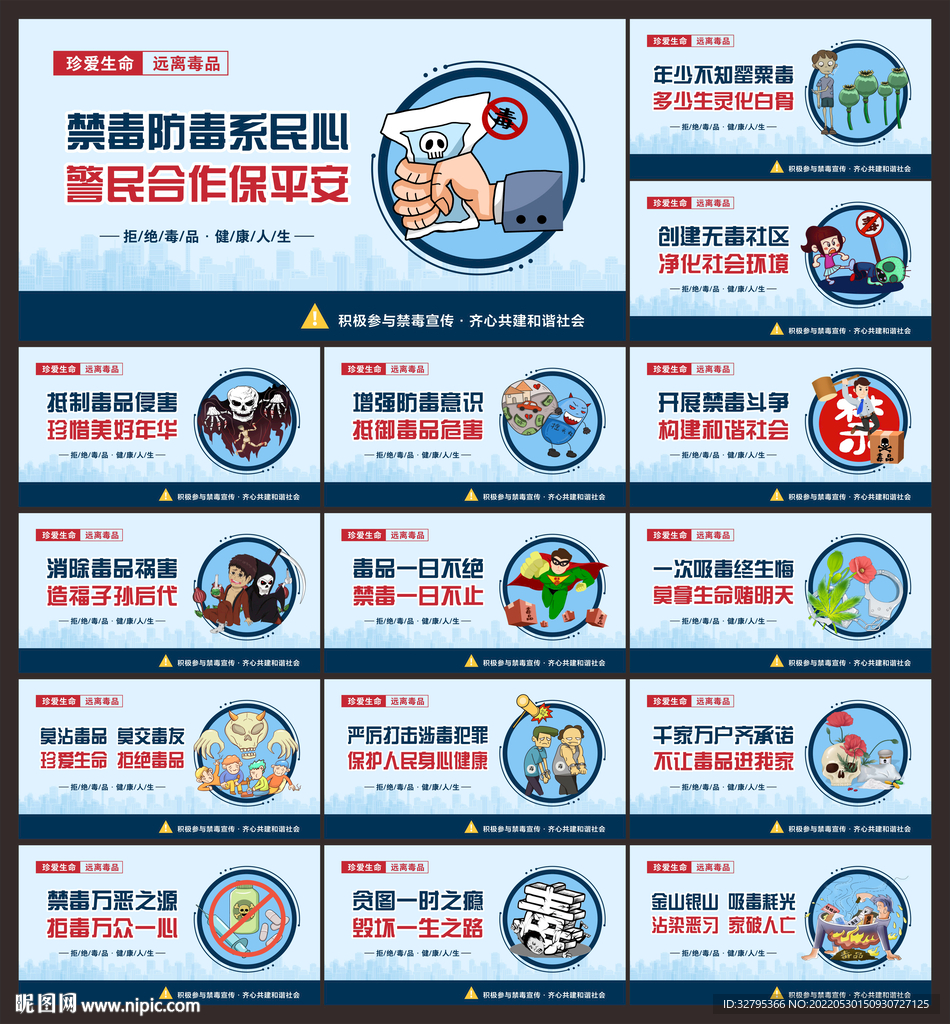 禁毒展板