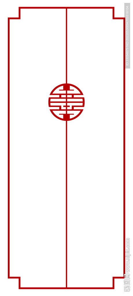 高清分层透明底平开门打印图 