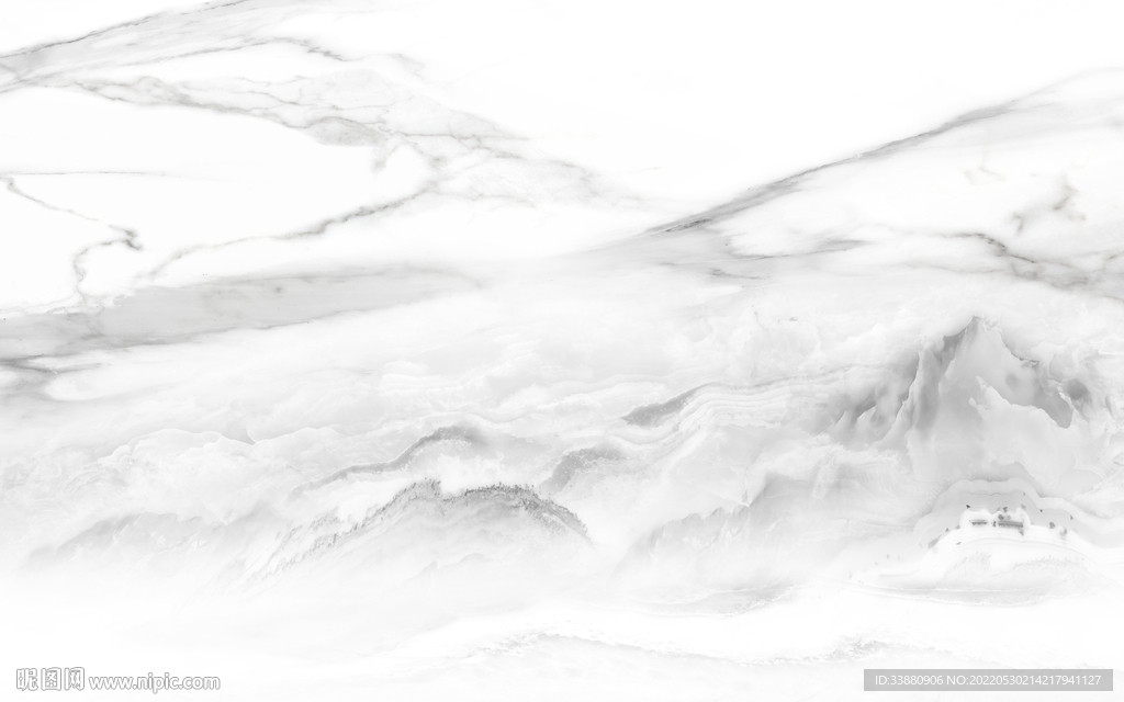 山水高端背景墙画 Tif分层