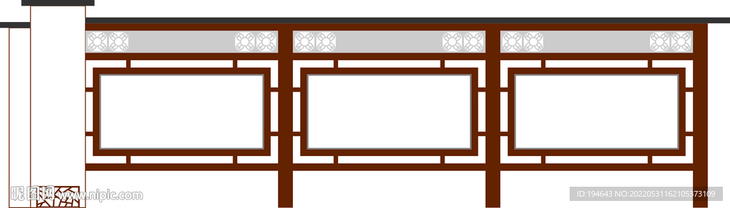 户外仿古宣传栏党建宣传栏橱窗