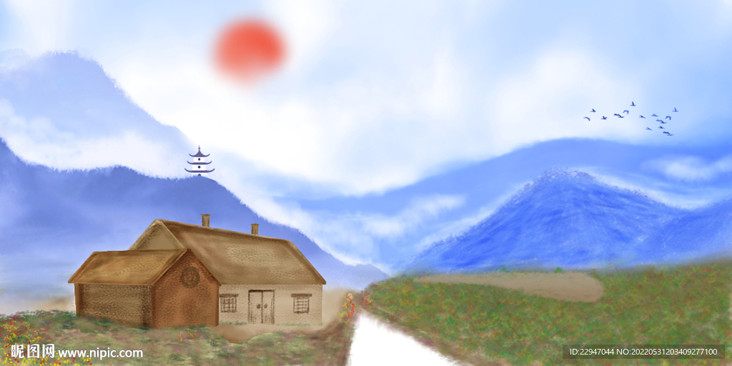 手绘插画