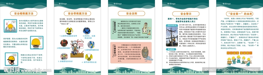 电网安全展板  