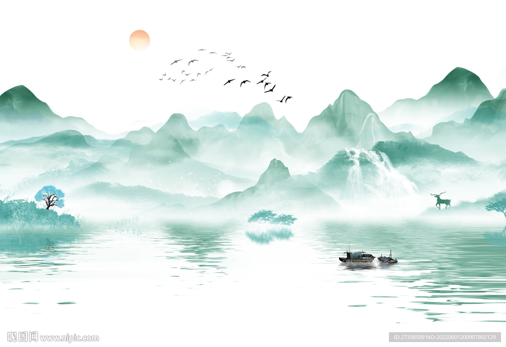 山水 