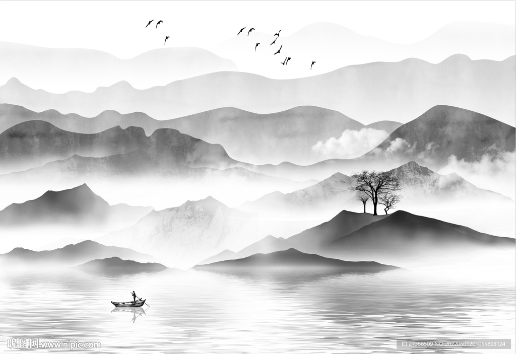 山水 