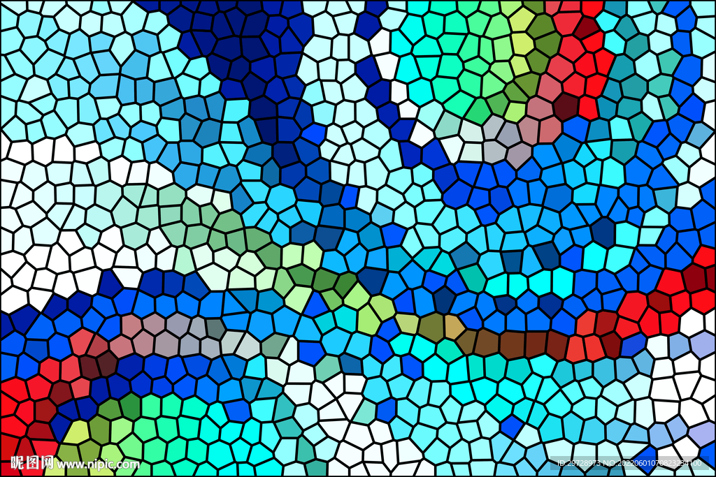 彩色玻璃贴图