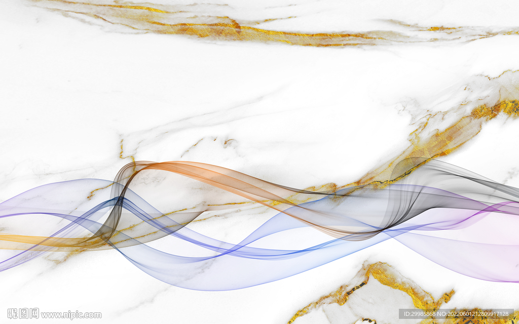 别墅山水鱼肚白画 TIf合层