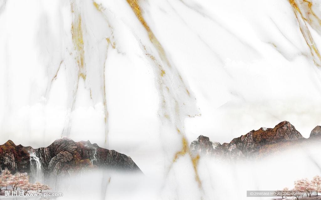 岩板山水雅士白纹 TIf合层