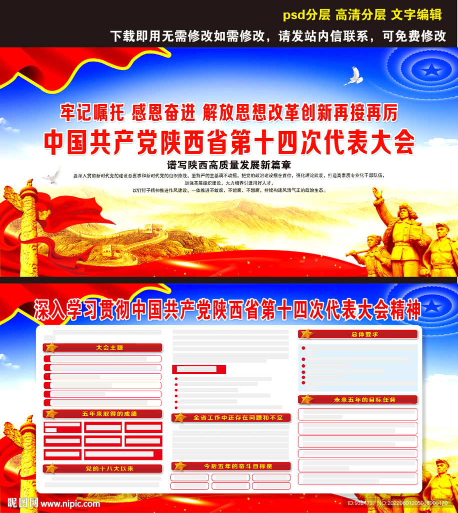 陕西省第十四次党代会