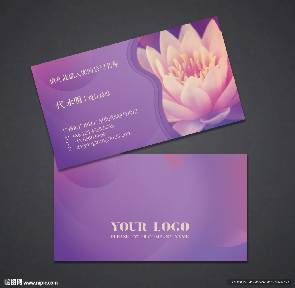 女性名片