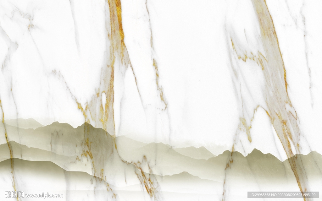 无框画最新雅士白纹 TIf分层