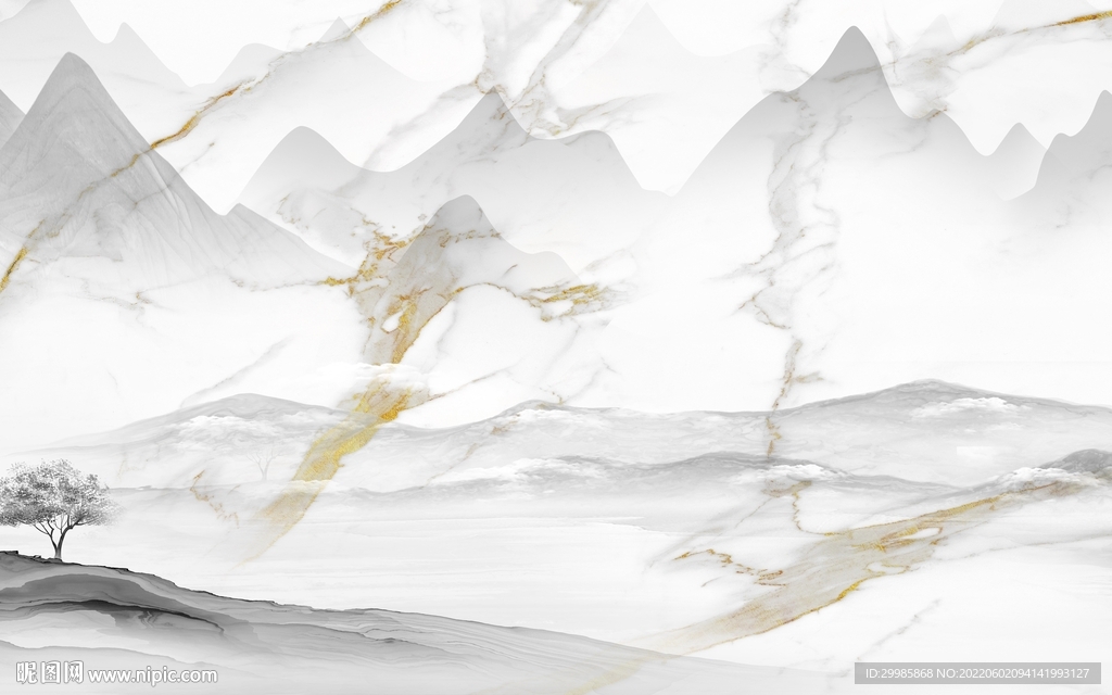 客厅最新雅士白纹 TIf分层