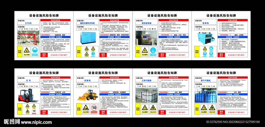 设备设施风险告知牌